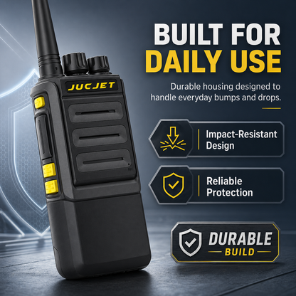 JUCJET 1901D 430-440MHz amateur radio walkie talkie pair