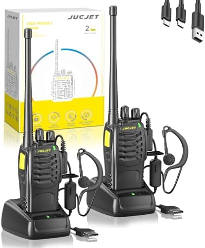 JUCJET 888HD 430-440MHz amateur radio walkie talkie set