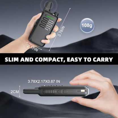 JUCJET T20 Mini PMR446 licence-free walkie talkie