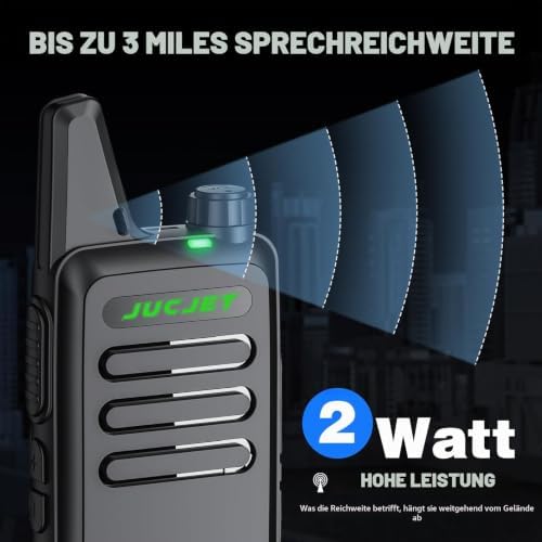 JUCJET T20 Mini PMR446 licence-free walkie talkie