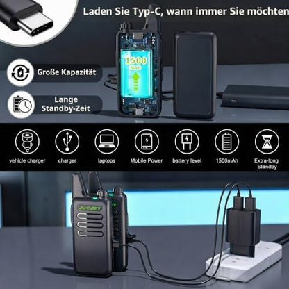 JUCJET T20 Mini PMR446 licence-free walkie talkie