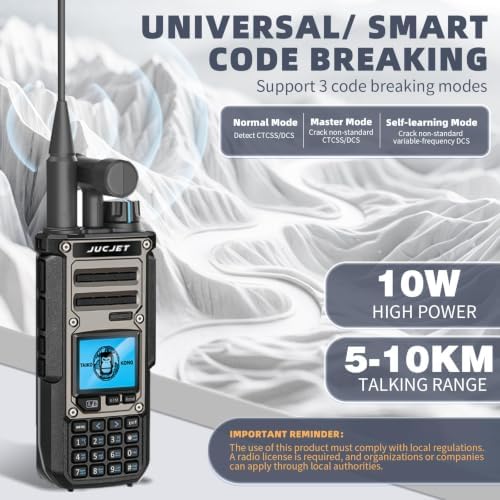 JUCJET TK118 10W dual band amateur radio with spectrum analyser
