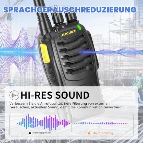 JUCJET 888HD 430-440MHz amateur radio walkie talkie set