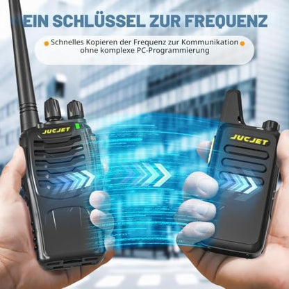 JUCJET 888HD 430-440MHz amateur radio walkie talkie set