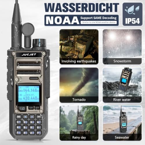 JUCJET TK118 10W dual band amateur radio with spectrum analyser