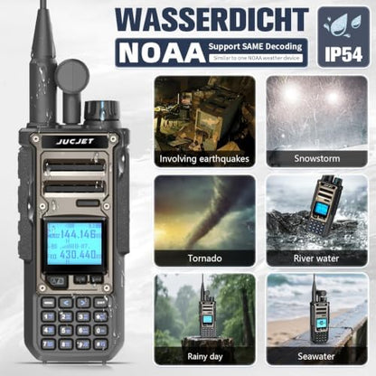 JUCJET TK118 10W dual band amateur radio with spectrum analyser