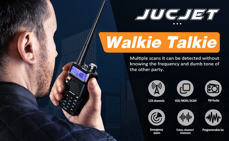 JUJCET Professional Two-Way Radio 5R handheld device