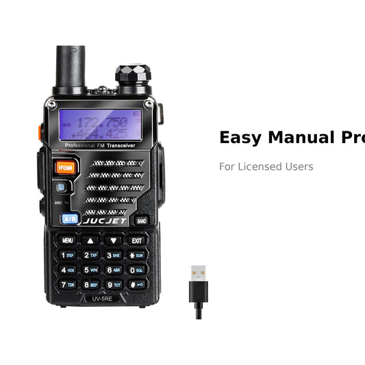 JUCJET 5R dual band handheld two way radio