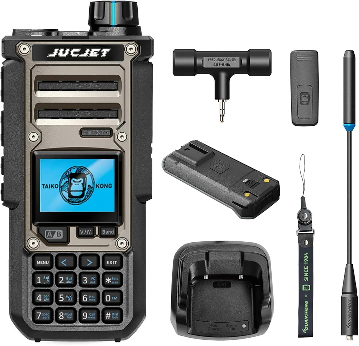 JUCJET TK118 10W dual band amateur radio with spectrum analyser