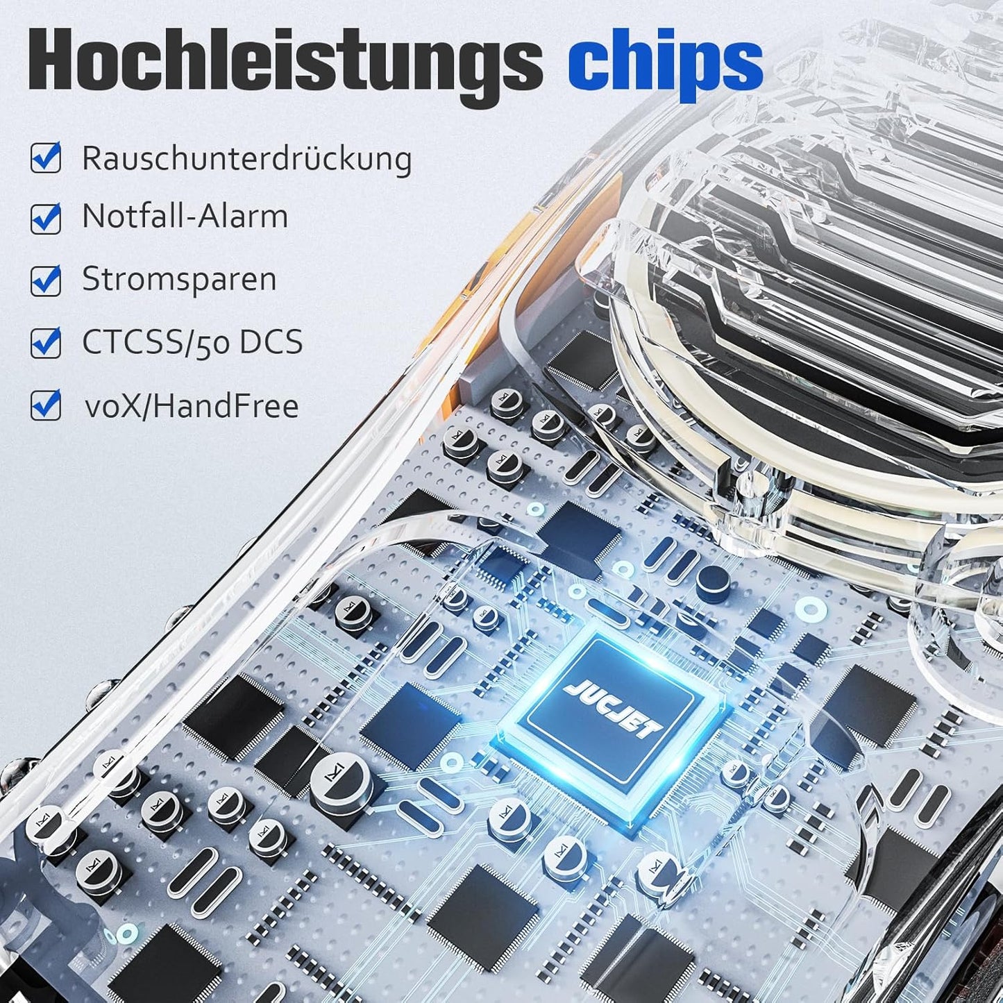 JUJCET Professional Two-Way Radio 88E