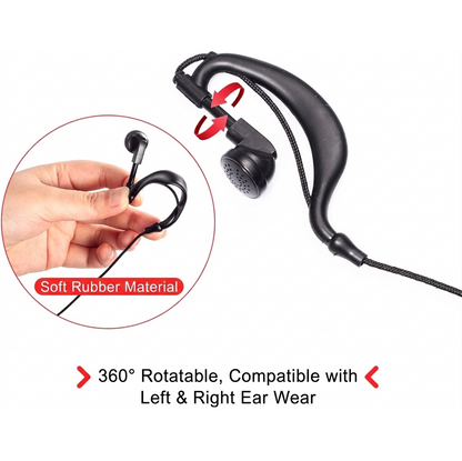 JUCJET earpiece for two way radio