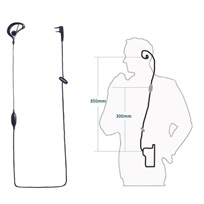 JUCJET earpiece for two way radio