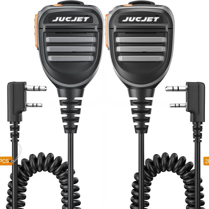 JUCJET speaker microphone for two way radio handheld walkie talkie