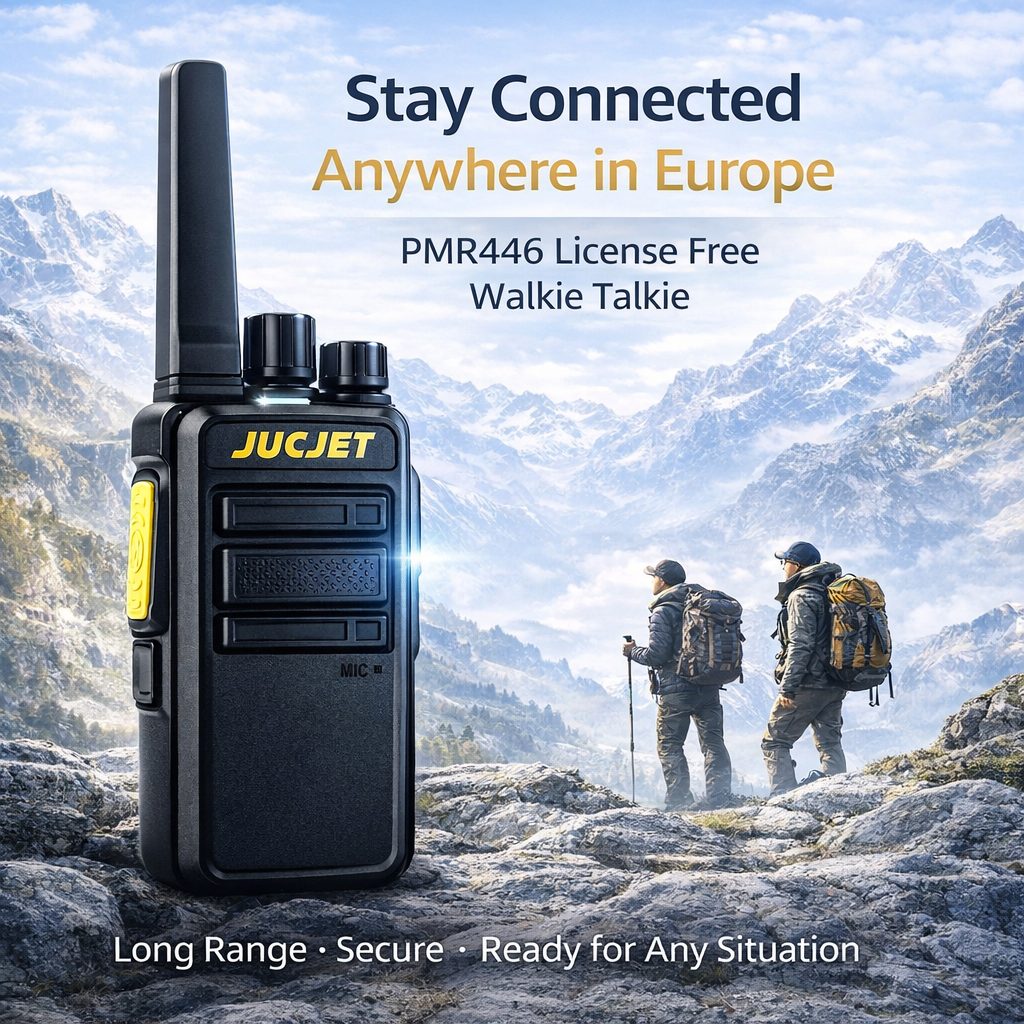 JUCJET V12D PMR446 license free walkie talkie