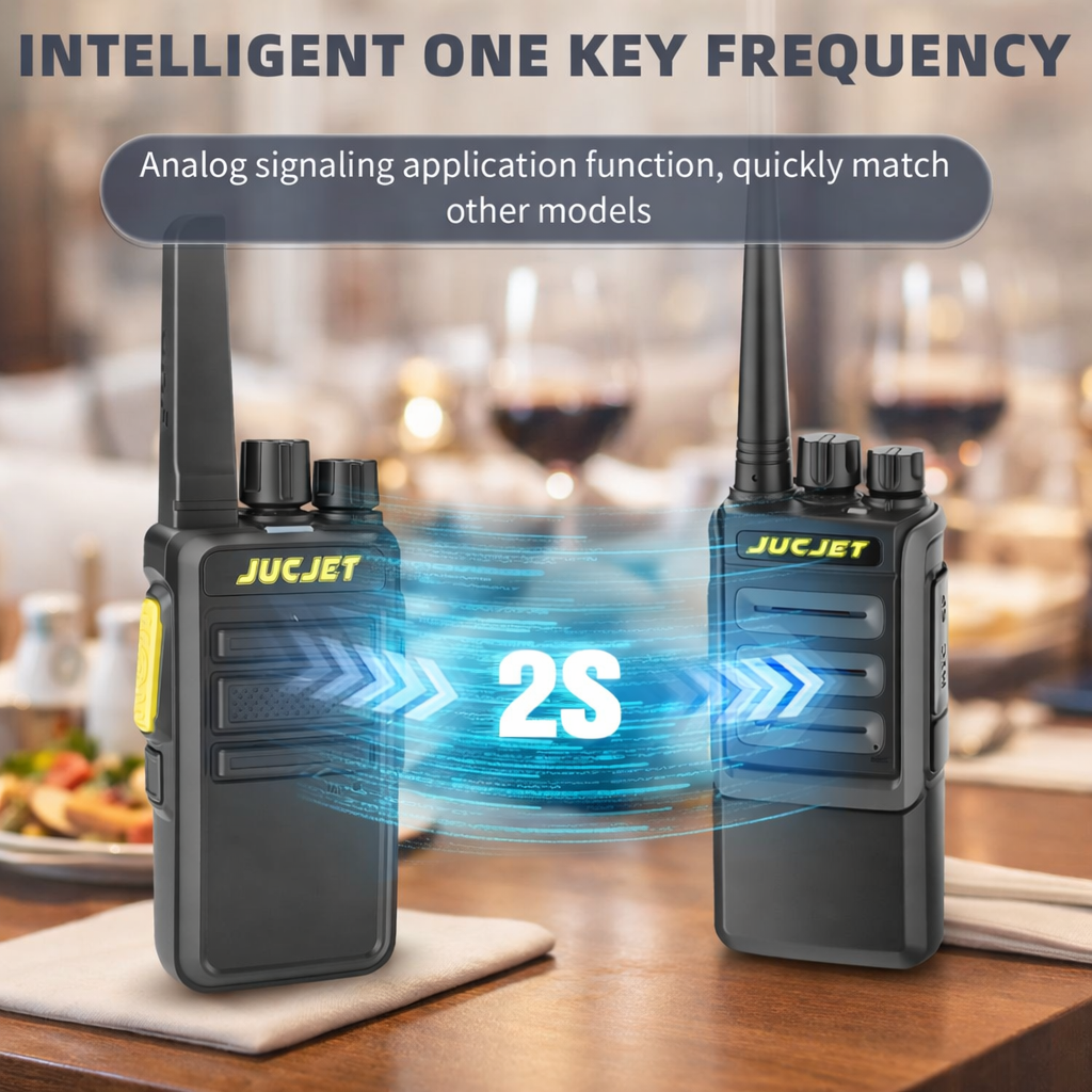 JUCJET V12D PMR446 license free walkie talkie