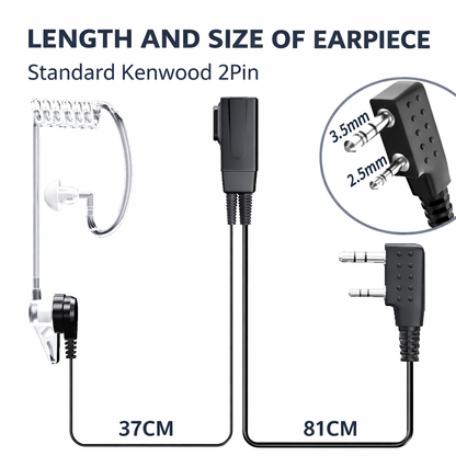JUCJET earpiece for two way radio