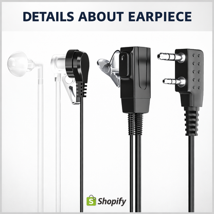 JUCJET earpiece for two way radio