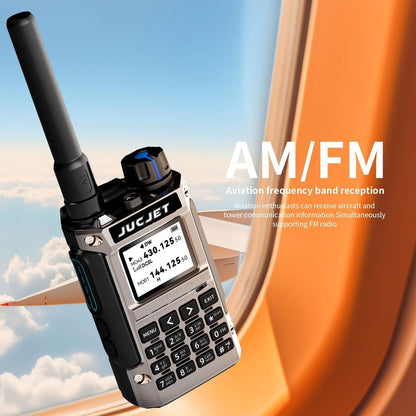 JUCJET UV-K1(8) receives AM aviation band and FM broadcast radio