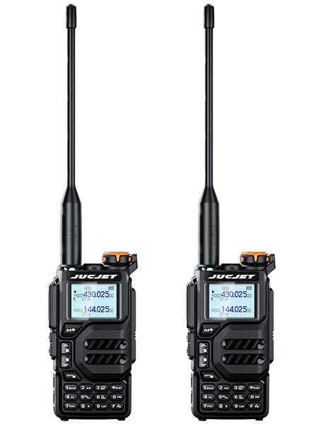 JUCJET K5 Dual Band Two-Way Radio | Long Range VHF/UHF Walkie Talkie