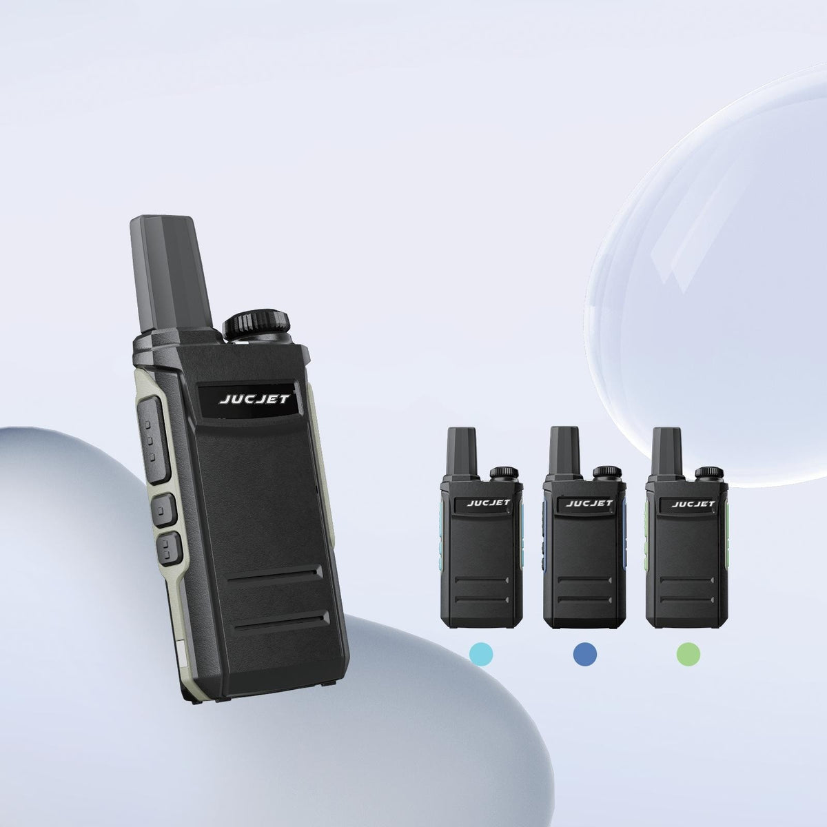 JUCJET TG-A1 in sky blue, blue and green