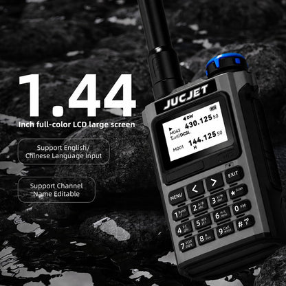 UV-K1 1.44-inch LCD screen with editable channel names